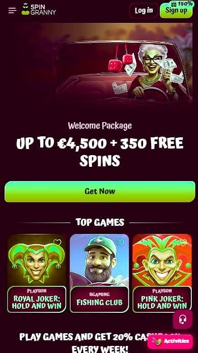 SpinGranny requisitos de apuesta – Contribución al wager en SpinGranny según el tipo de juego